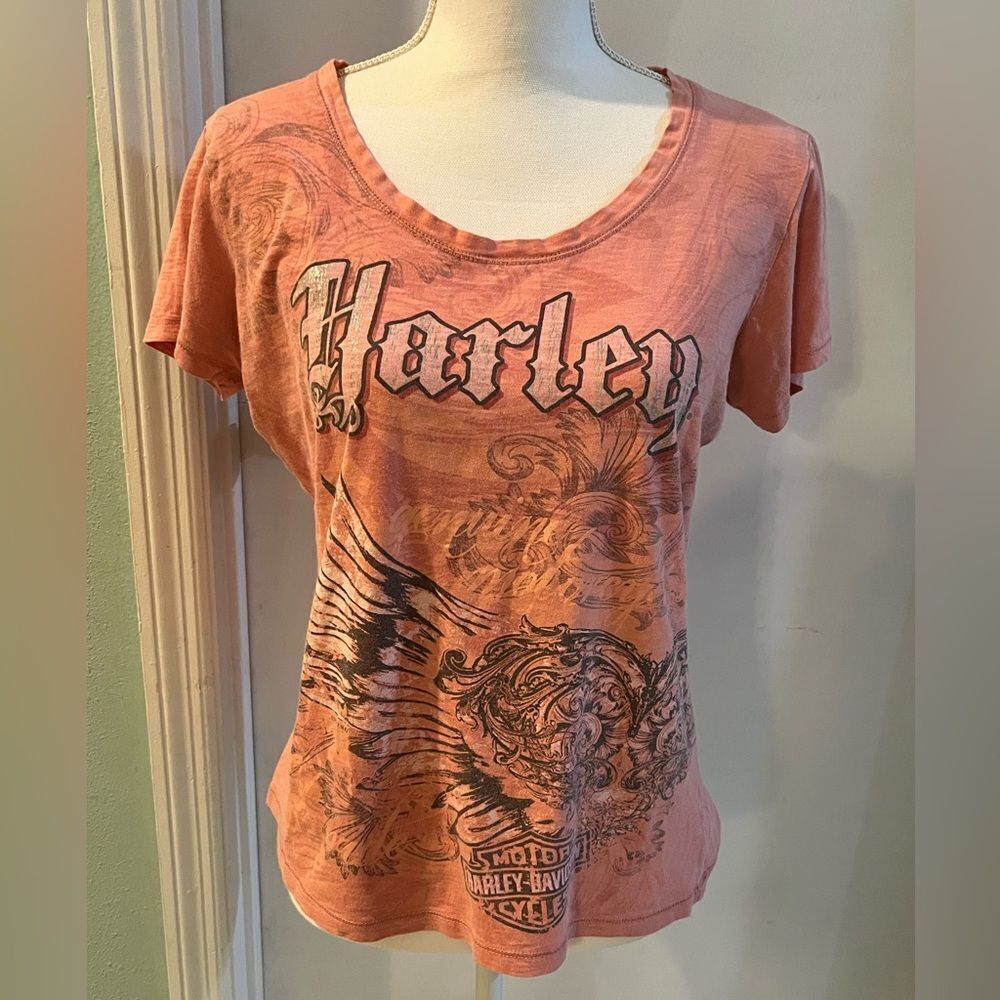 Harley Davidson Women’s sleeved T-shirt shirt